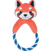 Еко плюшена играчка за куче Zolux Calinou Panda Rope – панда с въже